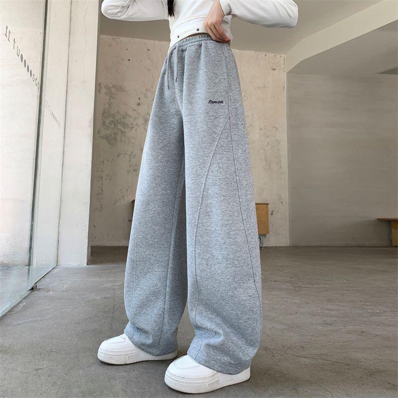 Sonbahar/Kış 2025 Kız Çocuk Düz Bacak Spor Pantolonu - Ortaokul Çocukları Uzun Pantolon