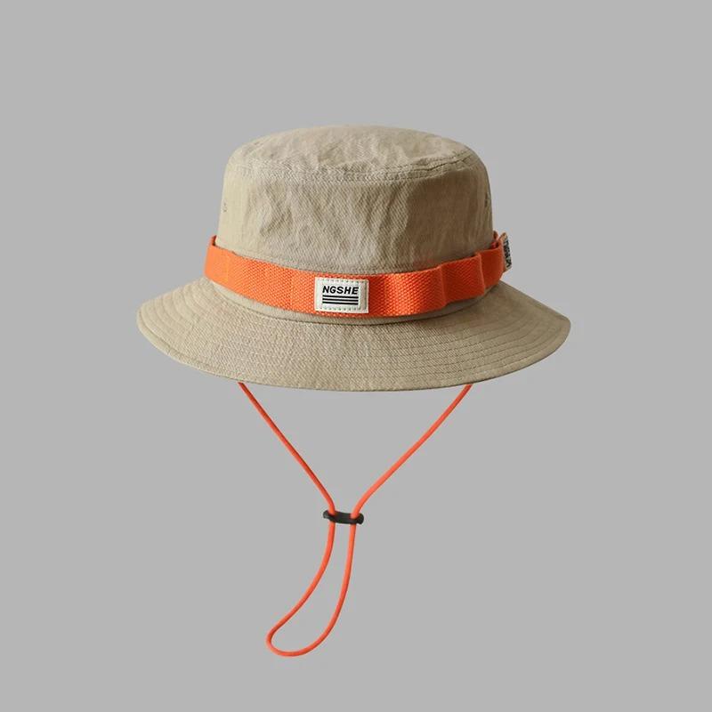 Japanese Wide Brim Sunshade Bucket Hat - Summer Fisherman Cap, Lightweight Breathable for Men Women, Outdoor Camping Outing