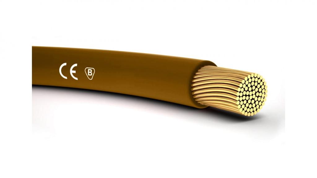 Installation cable H07V-K (LgY) 1.5 brown /100m/