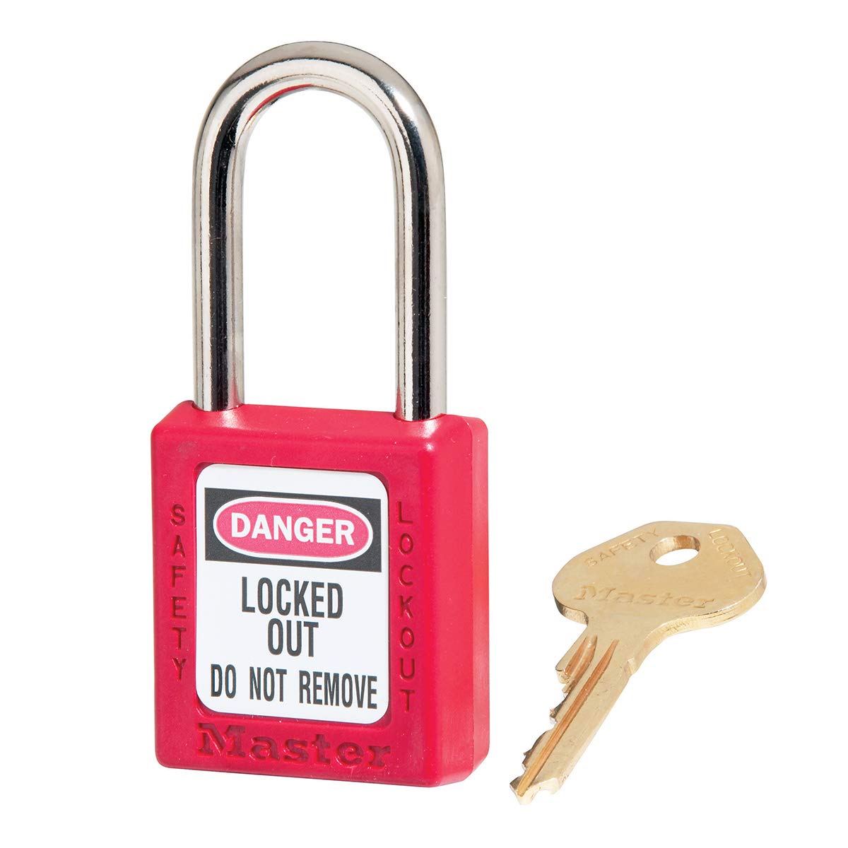 

MASTER LOCK COMPANY Government Safety Lockout Zenex 1 1 6 Locks per Box 1/2 Red, Key, фиолетовый