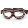 Evomosa Vintage Retro Motorrad Radsport Schutzbrille Brille Helm Brillen PC-Linse UV-Schutz Mehrzweck Schutzbrille Durchstichfeste Brille