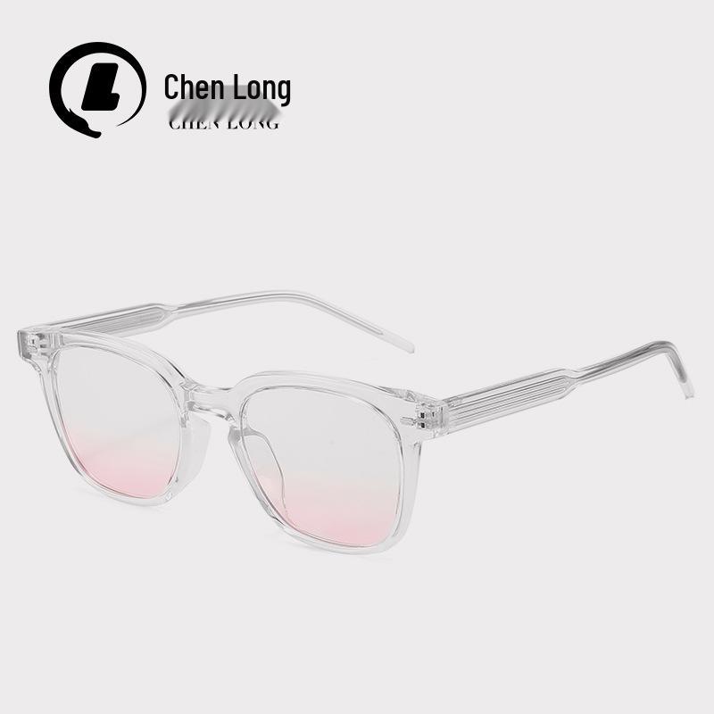 Blush GM Women's Eyeglass Frames Kub2116 - No Makeup Plano Anti-Blue Light Men's Transparent Black Frame
