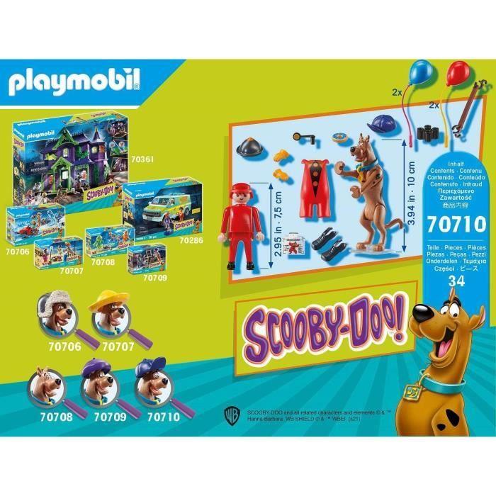 PLAYMOBIL - 70710 - SCOOBY-DOO! Fantôme Du Clown - Figurines Avec Accessoires
