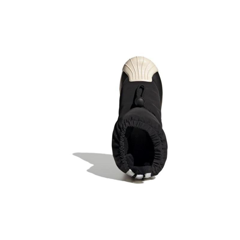 Adidas SUPERSTAR 360 Cushioning Abrasion Resistant Thermal Kids' Boots Kids' Black Sneakers ID9480