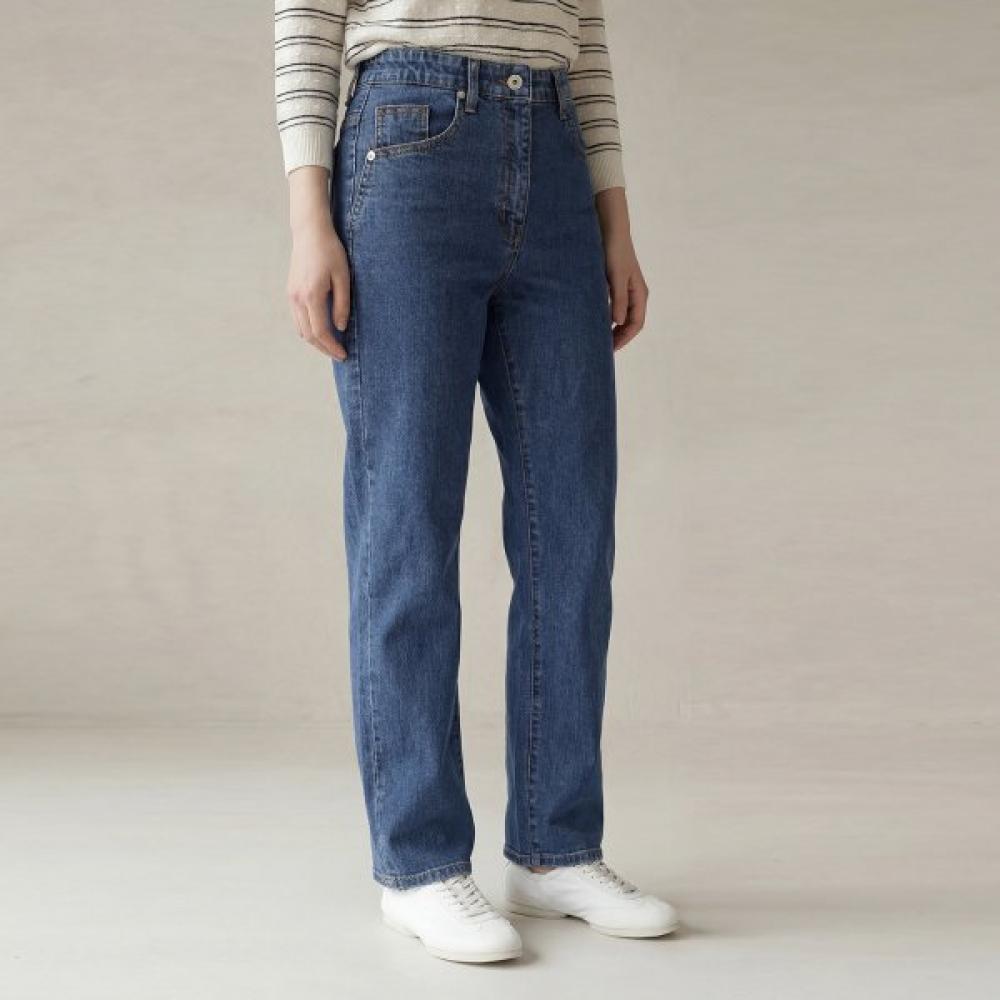 Bcbg Straight Mid Blue Denim Pants B6m3p359 indigo (60)/55