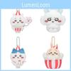 Adorable Japanese Plush Toy Series Featuring Cute Popcorn Usagi Furball Keychain Gift