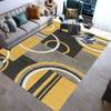 Fashionable Stylish Geometric Lines Washable Modern 3D Printing Carpet Mat Living Room Bedroom Toilets Rugs Area Rug