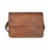 Vintage Men's Leather Messenger Shoulder Satchel Laptop Briefcase Full Grain Bag
