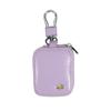 Compact Lightweight Travel Headphone Storage Case Women Men Wireless Earphones Earbud Protective Zipper Carrying Pouch with Keychain