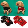 Dog Snow Sweaters Thickening New Year Christmas Dog Holiday Sweaters Dogs Clothes Xmas Decorations for Small Medium Dogs