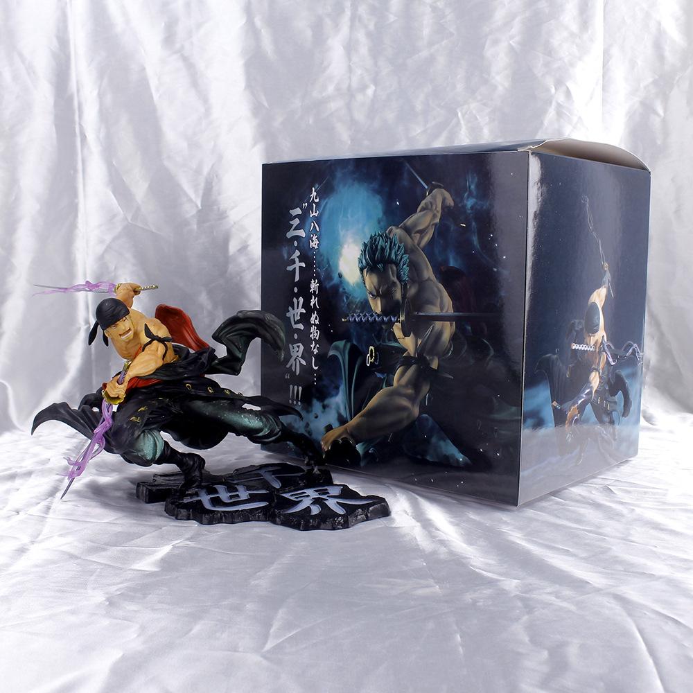 19cm One Piece Anime Figure Roronoa Zoro Standing Ver. PVC Action Figure Game Statue Collection Model Toys Doll Gifts