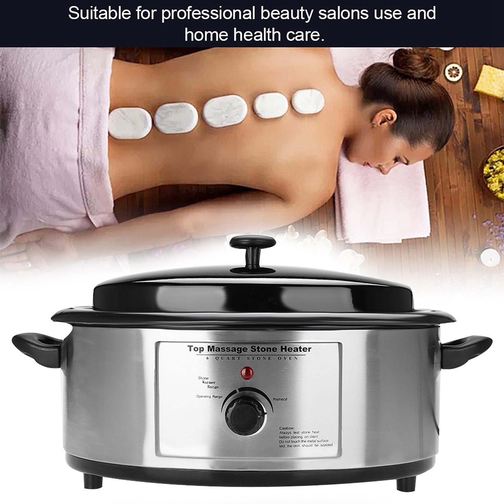 6 Quart Hot   Stone Ht  Spa Salon Warm  Hting Device Volcanic   Ht
