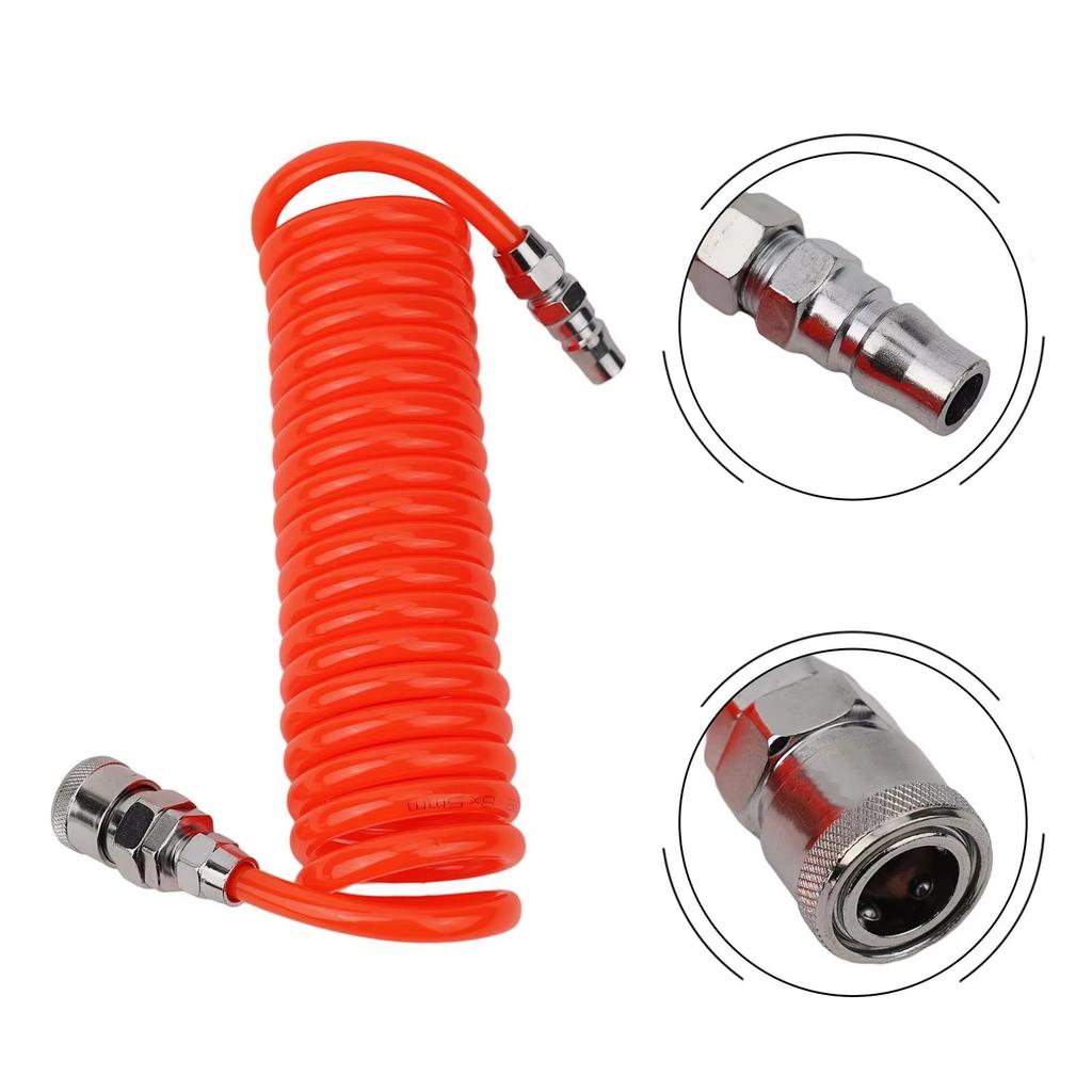 Pneumatic Tools Hose Air Pneumatic Hose Spiral Pipe Air Compressor Hose Long Pneumatic Hose Air Compressors Outer Diameter