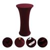 Premium Spandex Round Table Cover Elastic Skirt for Hotel Wedding Banquet Decor