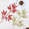Gold powder small bamboo leaf Christmas flower Christmas tree decoration, gold powder leaf hot plastic gold powder leaf