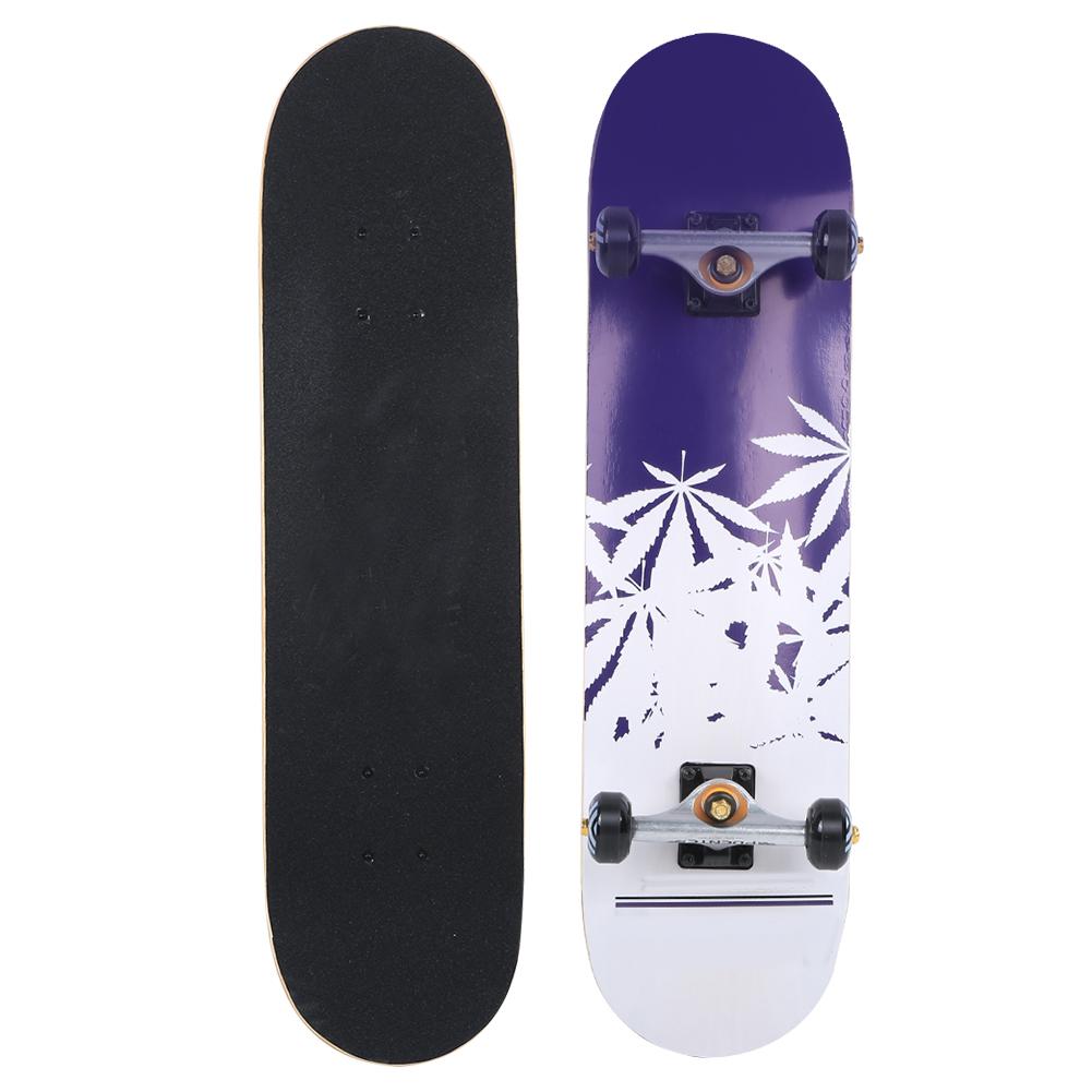 Profesionální čtyřkolový skateboard s javorovou deskou, street dance longboard