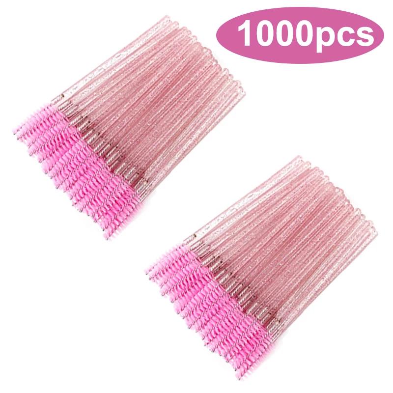 Wholesale 50/1000/2000pcs Spoolies Brushes Applicator Makeup Tools Eyelash Brush Mascara Wands Wholesale Eyebrow Lash Cleaning