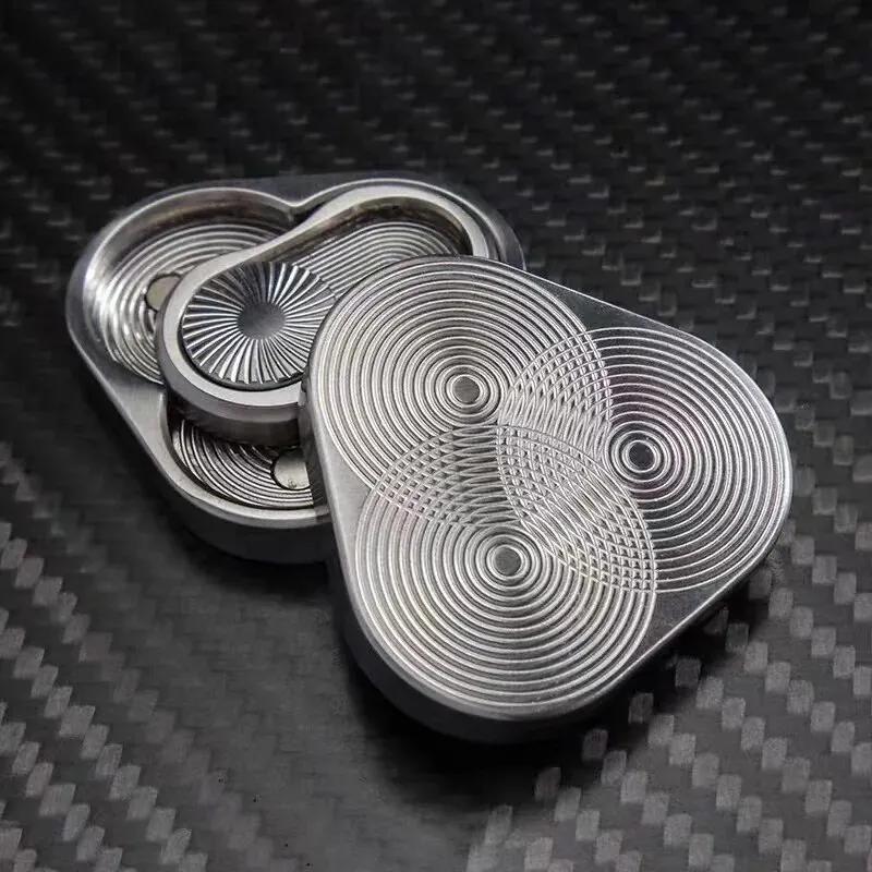 Magnetic Fidget Slider Adult EDC Metal Fidget Toy ADHD Hand Spinner Autism Sensory Anxiety Stress Relief Toy Adult Best Gifts
