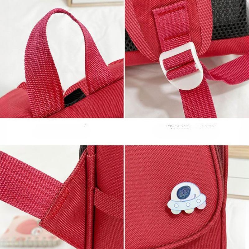 4 Pcs Backpack for Boys Girls Children Lovely Schoolbag Kindergarten Schoolbag Kids Gift Pencil Case Large Capacity Handbag