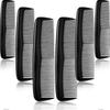 12 Pieces Hair Combs Set Pocket for Women and Men, Fine Dressing Comb,Plastic (Black)-Good