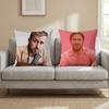 R-Ryan Gosling Face Cushion Cover Multi-Scene Pillow Cover for Home & Car - Reversible, Soft & Durable for Daily Use