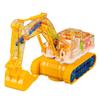 Electric Construction Vehicle Model With Transparent Gears For Boys Playroom Decor