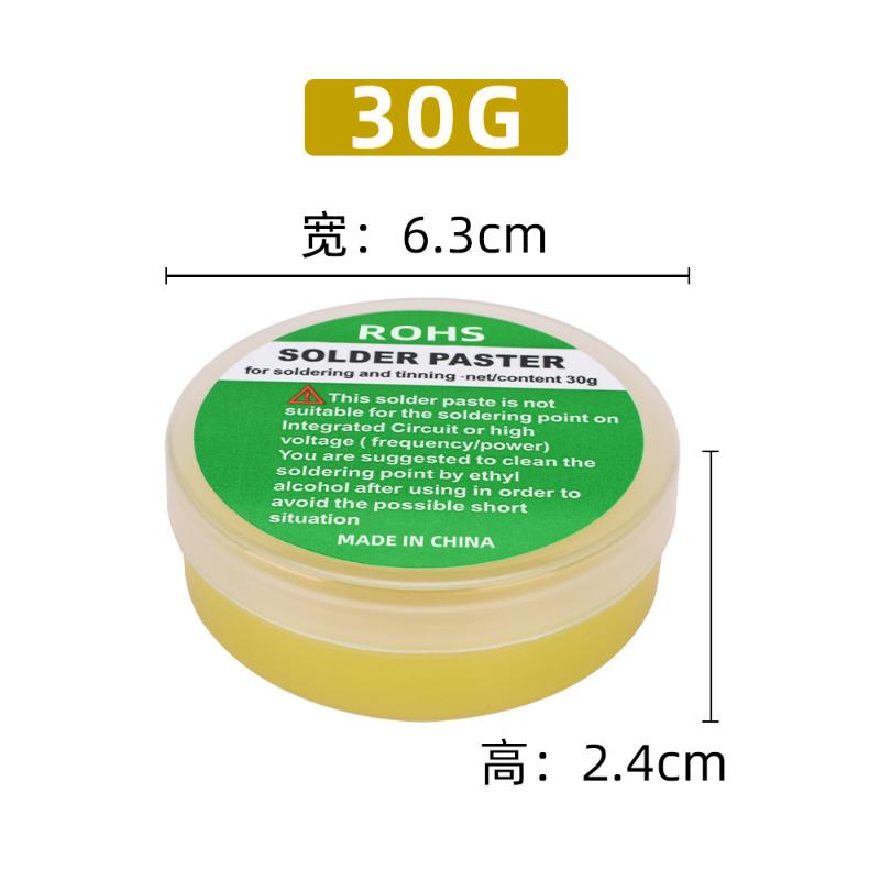 30/50/100G Flusso per Saldatura Professionale Pasta Saldante a Saldatura Temperatura Media 183 Gradi Flusso No-Clean Resina