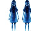 2 Pieces Halloween Zombie Girl Prop Theme Decor 2D Flat Yard Signs Garden Stakes for Lawn Front