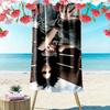 Bill Kaulitz Print Strandtuch, Großes Weiches Schnelltrocknendes Handtuch für Strand Camping Schwimmen