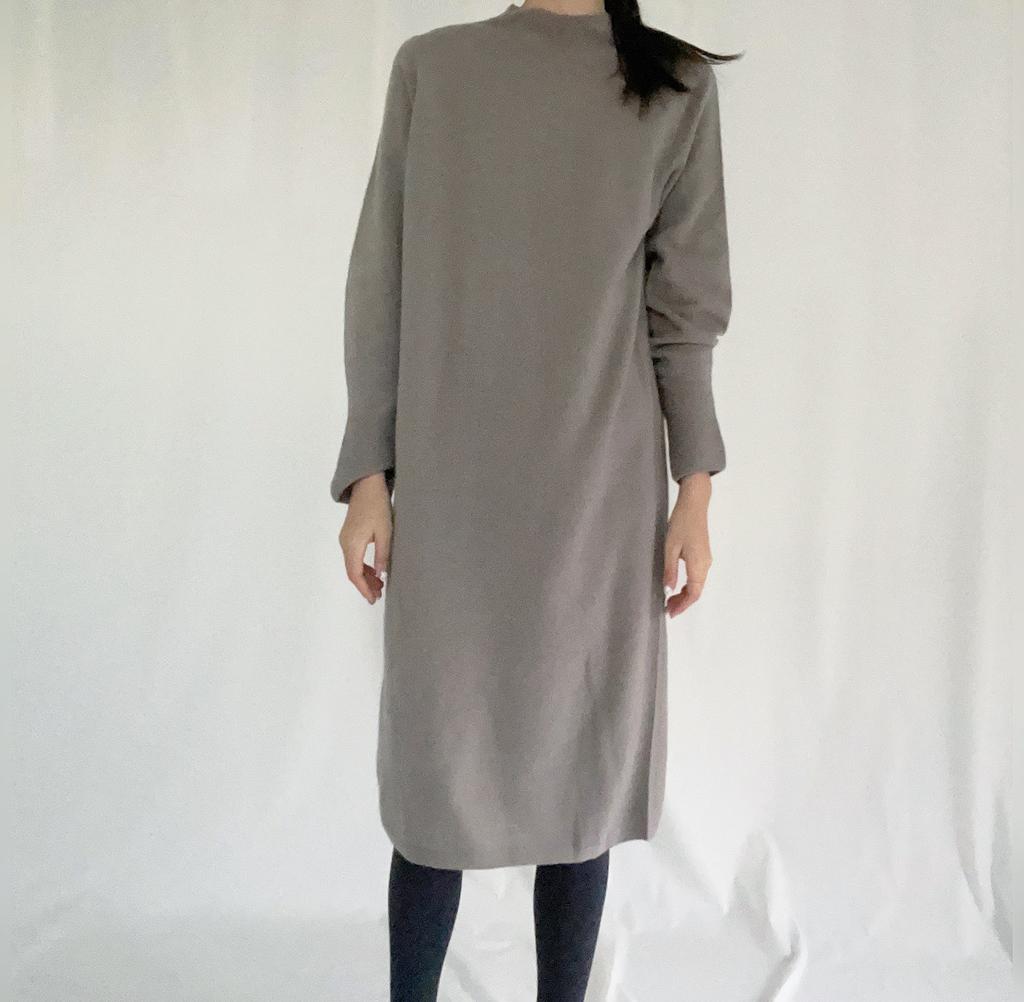 Olgangdijainseutyudio Whole Garment Blouson Long Dress