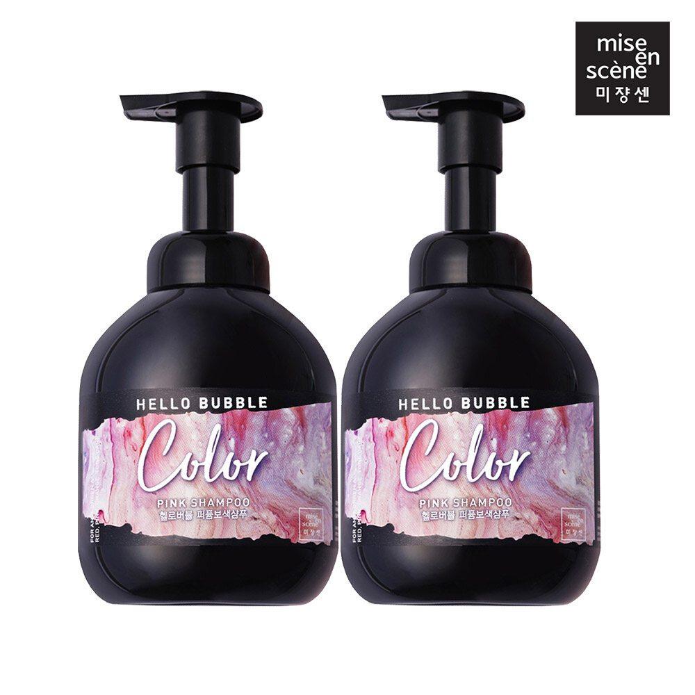 

mise en scène Hello Bubble Color Complementary Shampoo 400ML Pink*2