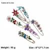 Gold Socks Charm Brooch: Shiny Jewelry Pin and Safety Pin for Sock Accessories