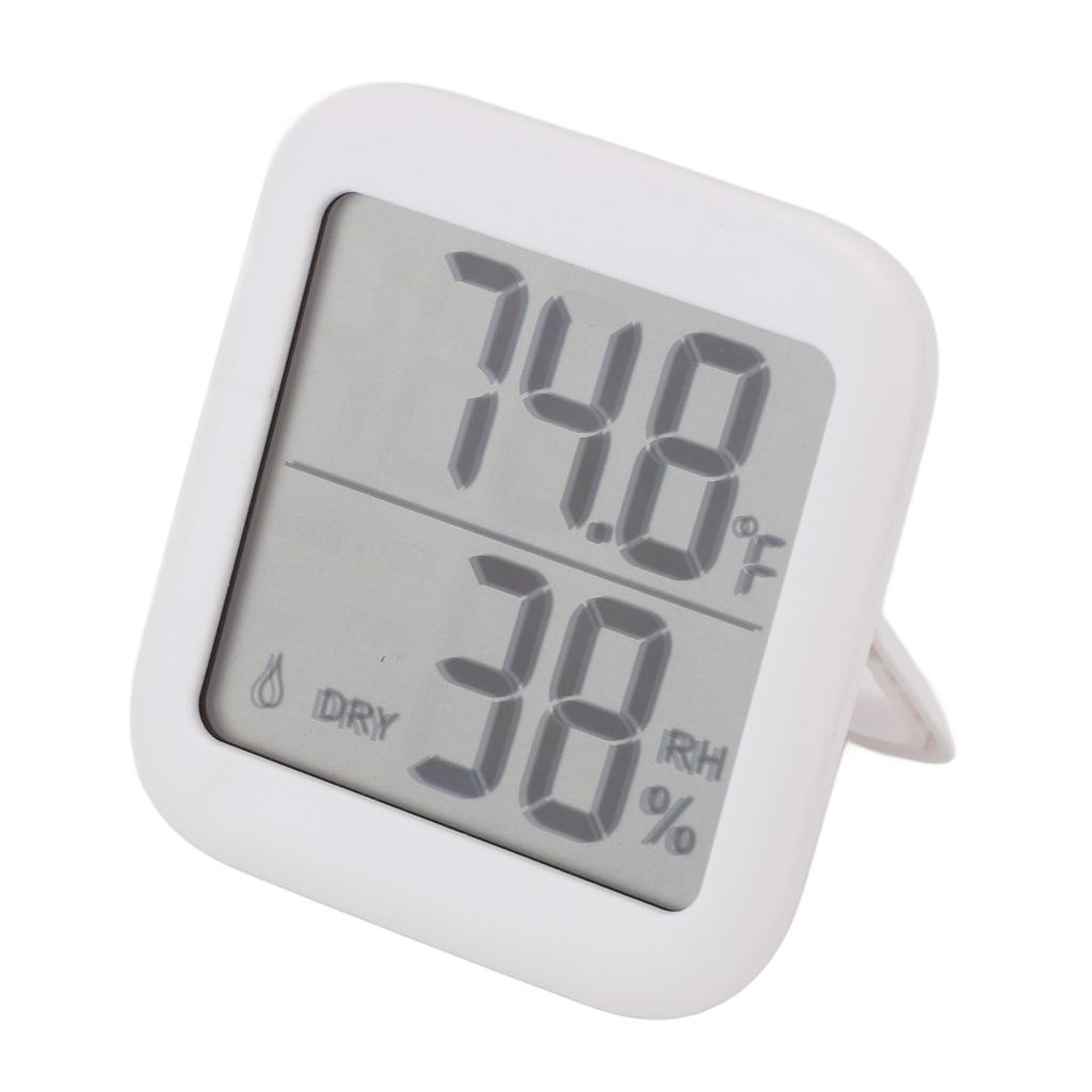 Digital Thermometer Hygrometer with Magnetic Tablestand LCD Display Indoor Temperature Humidity Meter for Home