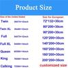 New Waterproof Mattress Pad Top Hypoallergenic Mattress Protector Against Dust Mites and Bacteria Fitted Sheet Mattress Topper