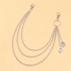 Fashion Versatile Punk Metal Pants Chain Hip Hop Spider Web Pendant Jeans Chain Multilayer Pants Decoration Waist Chains Gifts