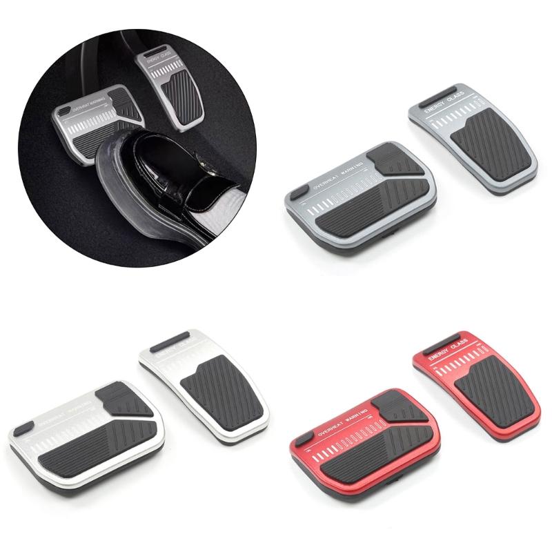 Universal Non-Slip Brake Accelerator Non-slip Foot Rest Pedal Pad Cover Footrest Auto Car Accessories for  Y 2pcs