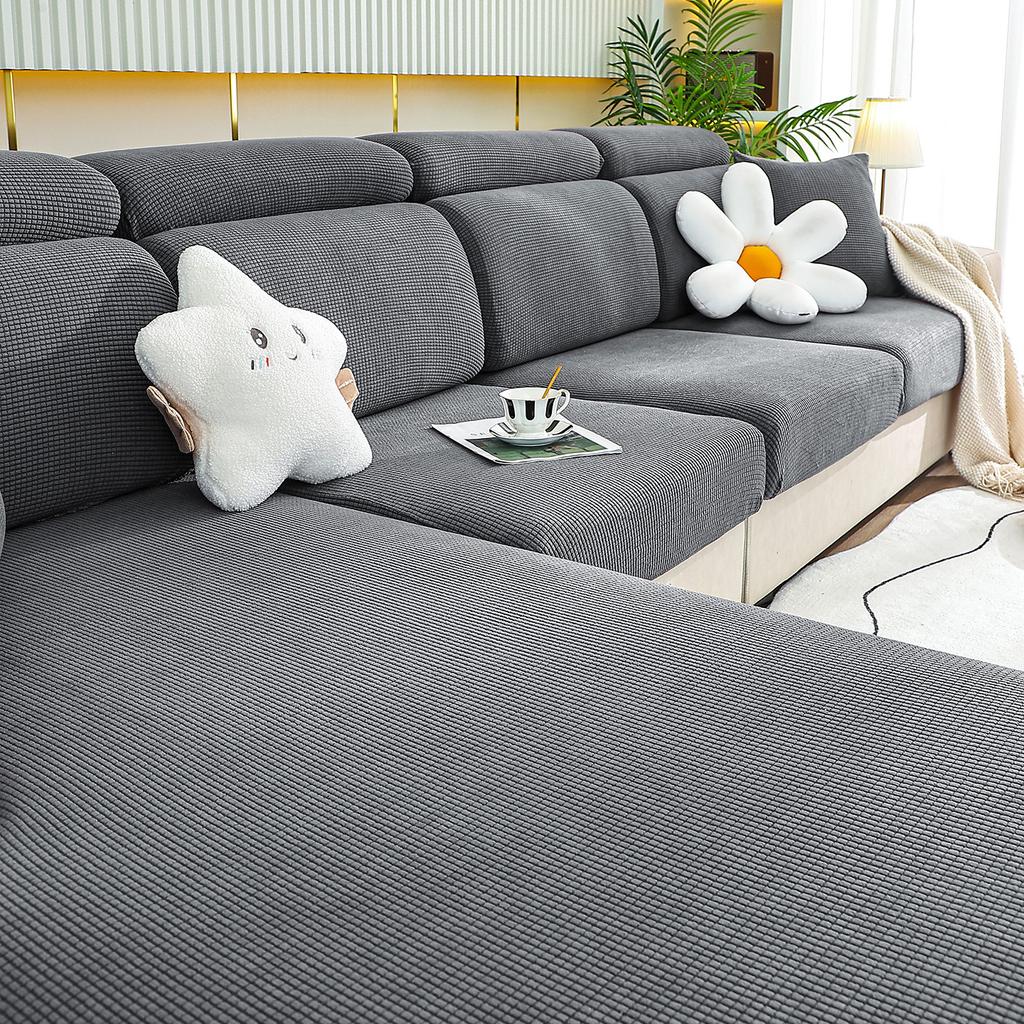 Dust-proof Homestay Seat Cushion Lazy Sofa Cover Cover Summer Living Room New Simple Seat Cushion Elastic Universal Non-slip