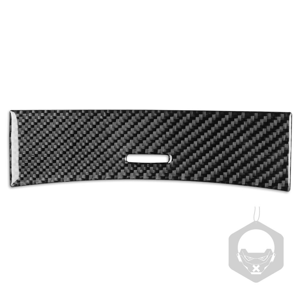 Carbon Fiber Central Storage Box Panel Trim Cover Car Interiors Accessories Decoration Sticker For Benz M-class W164 2005-2011