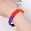 Unisex Jewelry Accessories Silica Gel Charm Band Silicone Bracelets Rubber Bangles Colorful