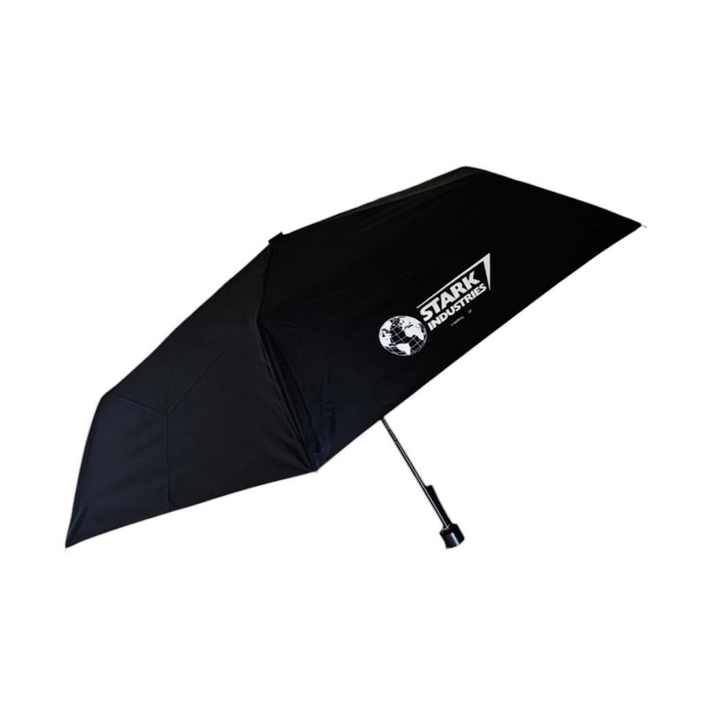 Small Planet Marvel Iron Man Folding Blackout Umbrella with Stark Industries Logo