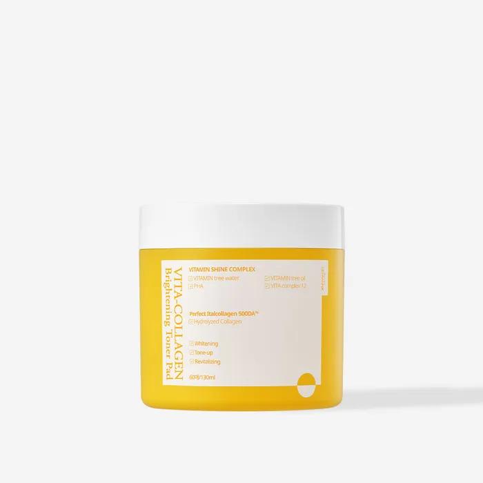 Vita Collagen Brightening Toner Pads 60 Sheets
