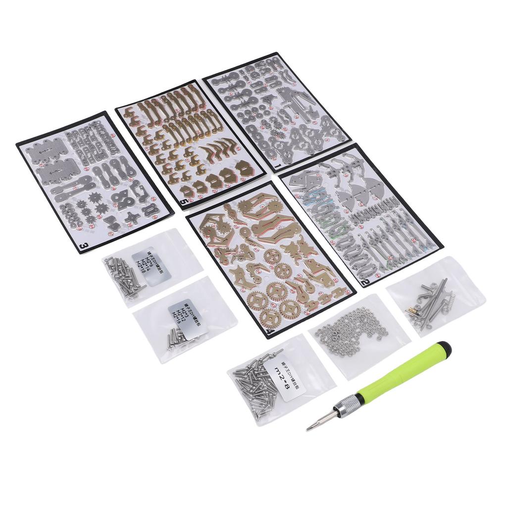 3D Metal Puzzles Kit To Build STEM Educational Toy   Mechanical Puzzle Building Blocks for Kids Adults