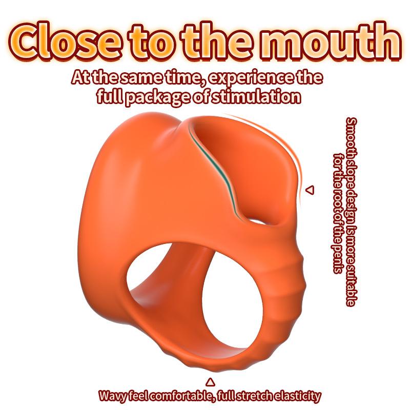 Delayed Ejaculation Penile Ring Reusable Soft Silicone Penile Ring Enhances Erection Scrotal Lock Penile Set Dick Bondage Toy