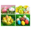New Simulated Eggs 30pcs/set Children's Toy Eggs DIY Painted Plastic Hollow Fake Egg Kindergarten Teaching Aids Festival Gifts