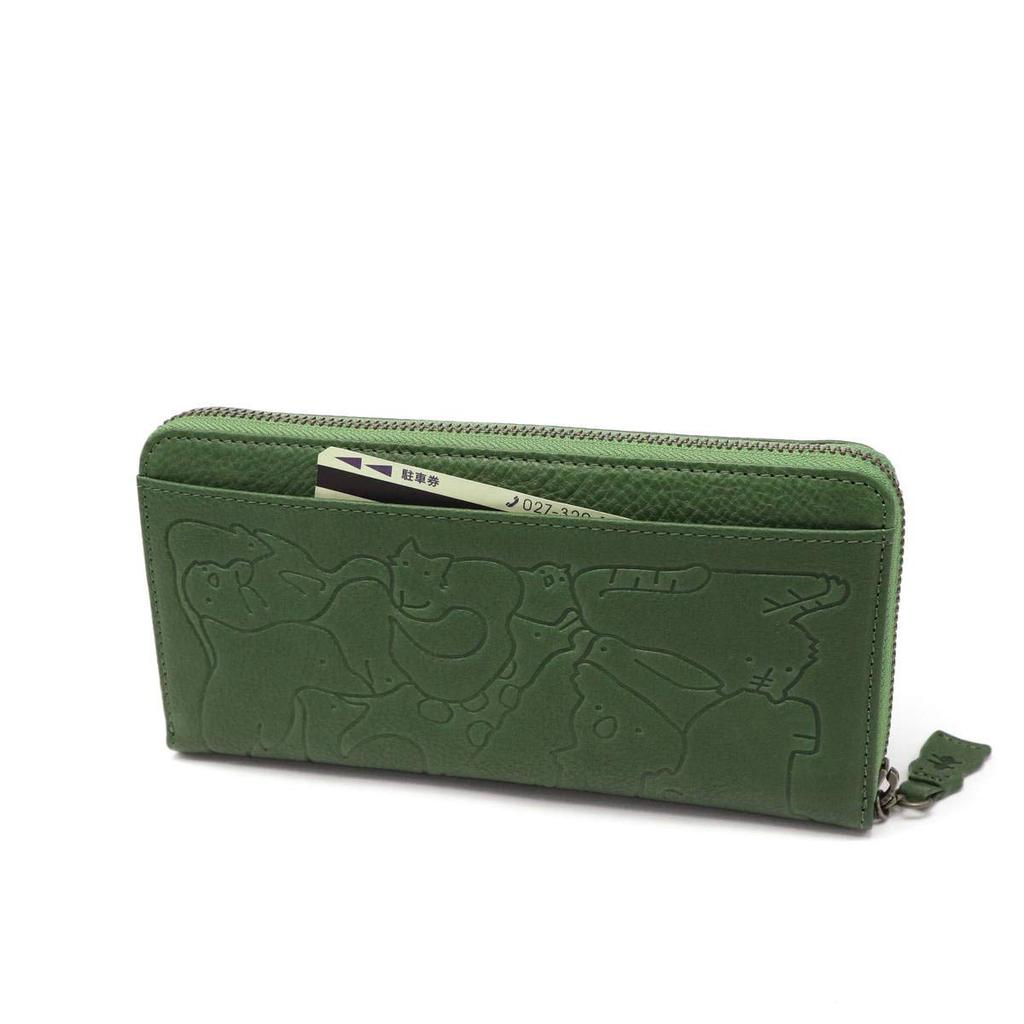 Dakota Animale Round Zipper Long Wallet 0030192 Mustard53