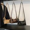 Niche Design Pleated Underarm Bag Female Texture Lazy Style Fashion Retro Pillow Bag Texture Shoulder Messenger Bag
