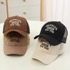 Mesh Baseball Cap Letter Embroidery Kids Hat New Sun Hat  Outdoor