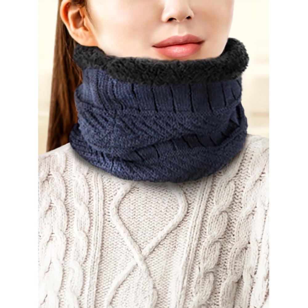 Daiso Knit Neck Warmer blacks