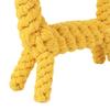 Rope Dog Toy Animal Shape Rope Toy To Keep Dogs Busy Carrot Puppy Chew Toy Tug of War Toy for Small Medium Dogs Indoor Outdoor Play
