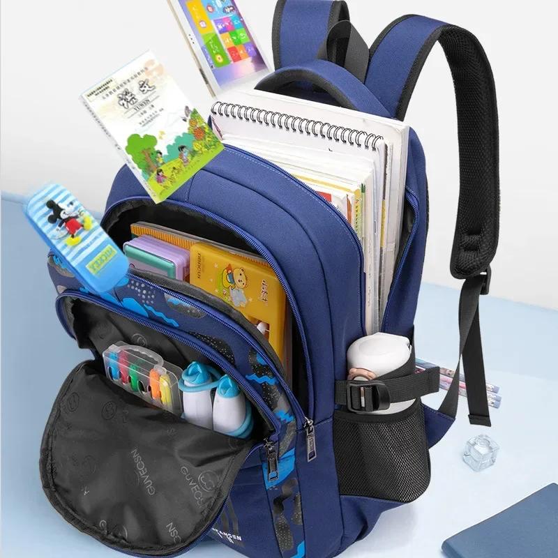 New Kids Backpack Cartoon Astronaut Teenages Schoolbag Primary Waterproof Backpack Boys Girls Orthopedic Mochila Infantile